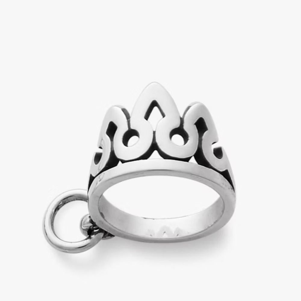 James Avery Silver Crown charm